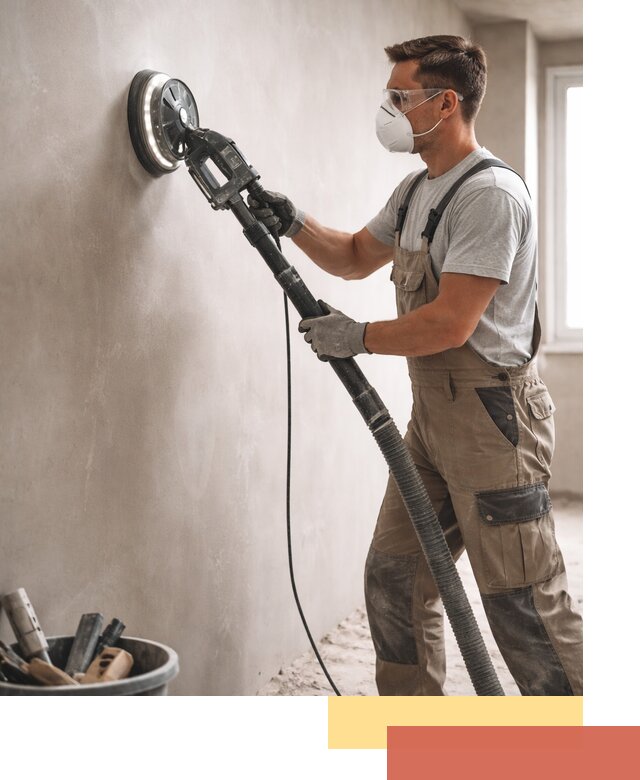 Профессиональная шлифовка стен в Мысках быстро и качественно