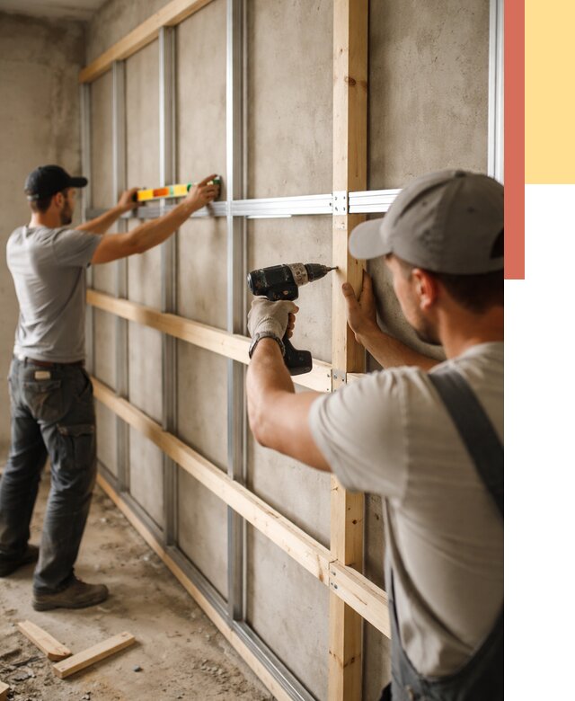 Устройство обрешетки под панели в Мысках от 2130 руб. — монтаж под ключ | ОТДЕЛОЧНИК-Мси