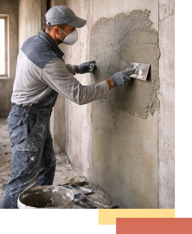 Штукатурка стен по сетке в Мысках под ключ качественно и быстро