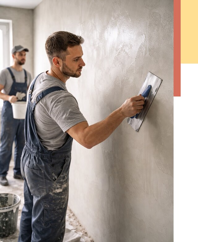 Глянцевание штукатурки стен в Мысках от 7607 руб. — услуги и затирка | ОТДЕЛОЧНИК-Мси