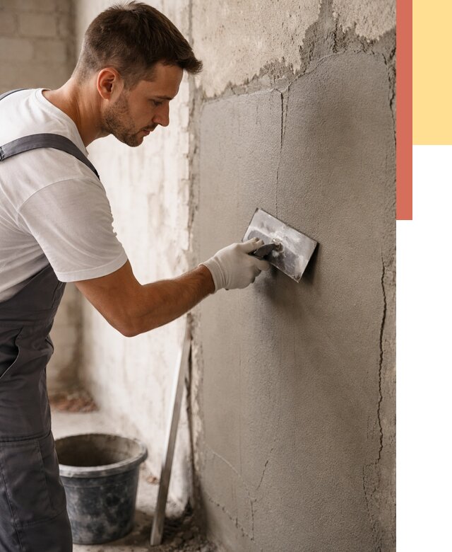 Штукатурка стен под плитку в Мысках от 4260 руб./м2 — выравнивание под плитку | ОТДЕЛОЧНИК-Мси