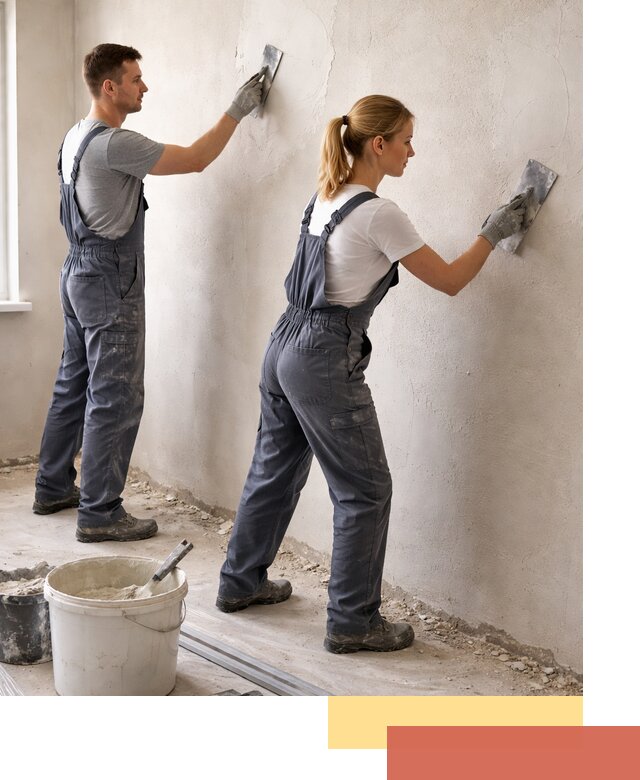 Штукатурка стен под обои в Мысках профессионально и быстро