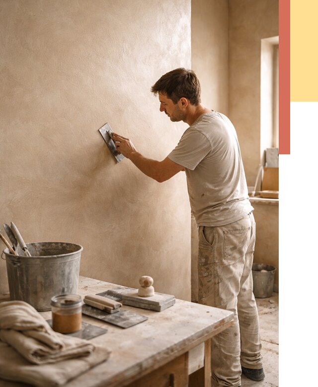 Марокканская штукатурка таделакт в Мысках под ключ от 4260 руб. | ОТДЕЛОЧНИК-Мси