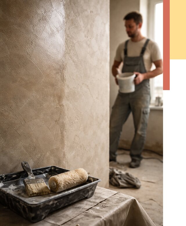 Нанесение воска на штукатурку в Мысках от 3550 руб. | Услуги ОТДЕЛОЧНИК-Мси