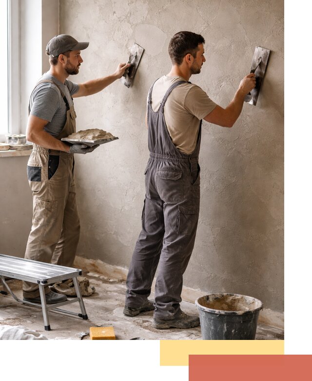 Ремонт декоративной штукатурки и восстановление фактуры в Мысках