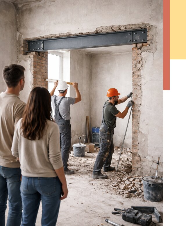 Усиление проема в стене в Мысках от 9636 руб. — усиление дверного проема металлоконструкцией | ОТДЕЛОЧНИК-Мси