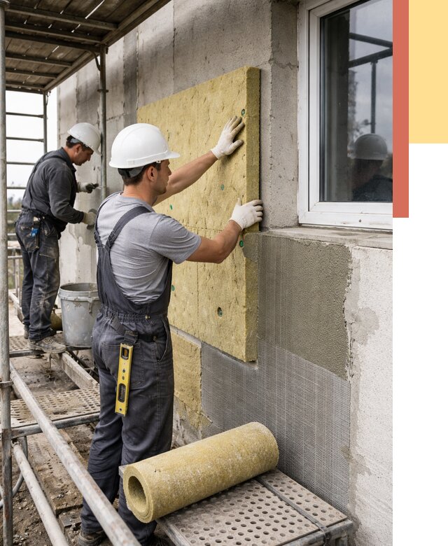Утепление стен в Мысках от 4361 руб. под ключ — быстро и недорого | ОТДЕЛОЧНИК-Мси