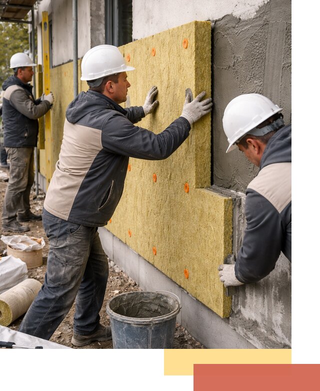 Утепление стен минватой в Мысках — тепло и звукоизоляция