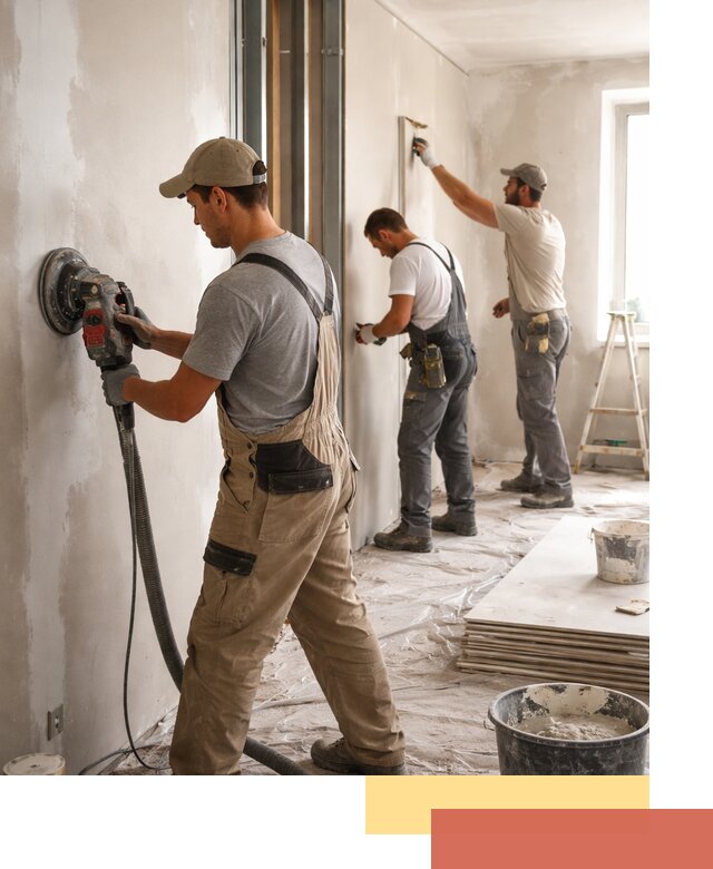 Профессиональная отделка стен в Мысках качественно и в срок