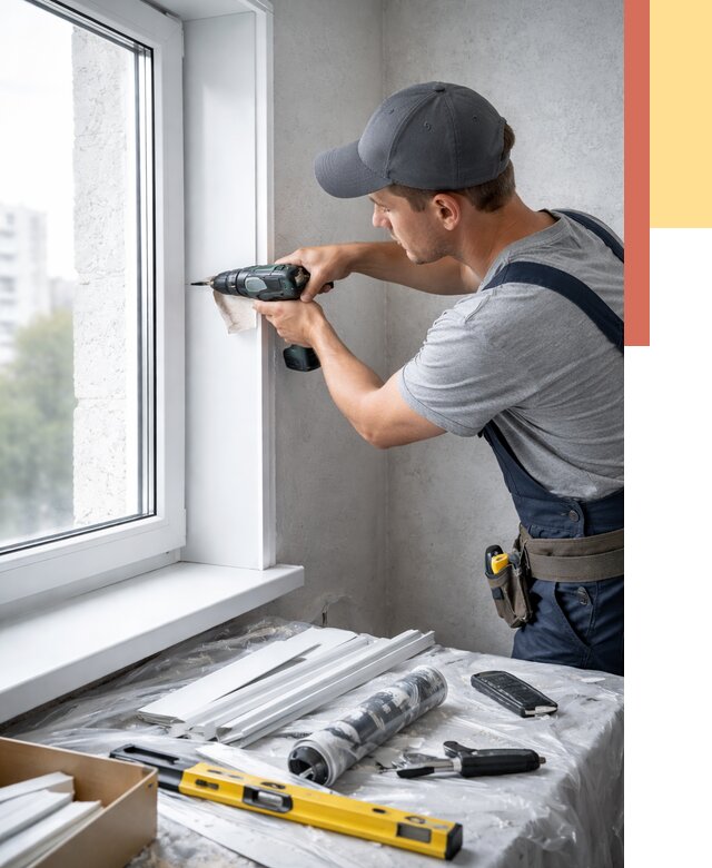 Установка пластиковых откосов в Мысках от 2282 руб. | ОТДЕЛОЧНИК-Мси монтаж, быстро и недорого