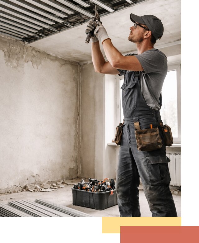 Демонтаж реечного потолка в Мысках быстро и аккуратно