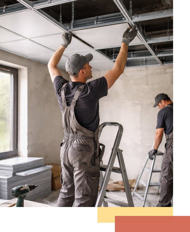 Монтаж кассетного потолка в Мысках качественно и быстро