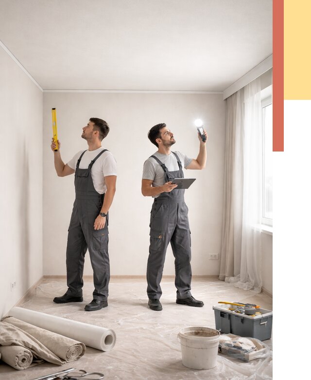 Отделка потолка в Мысках недорого от 761 руб/м2 | Услуги ОТДЕЛОЧНИК-Мси