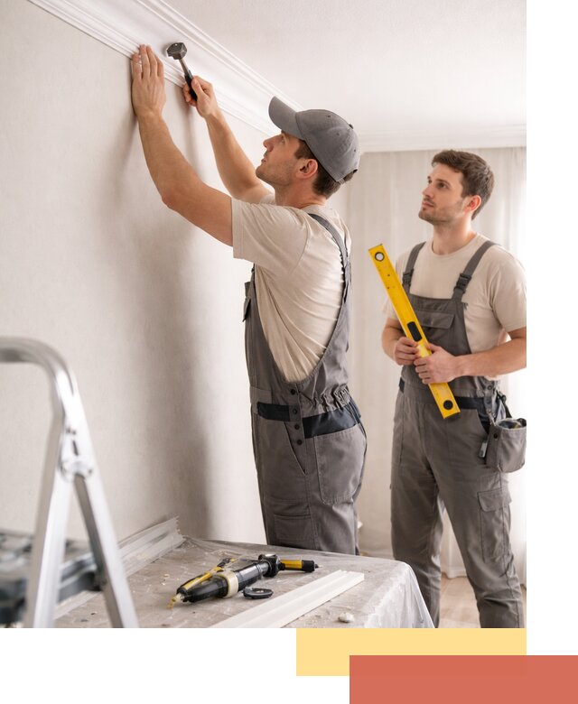 Монтаж потолочного плинтуса в Мысках качественно и быстро