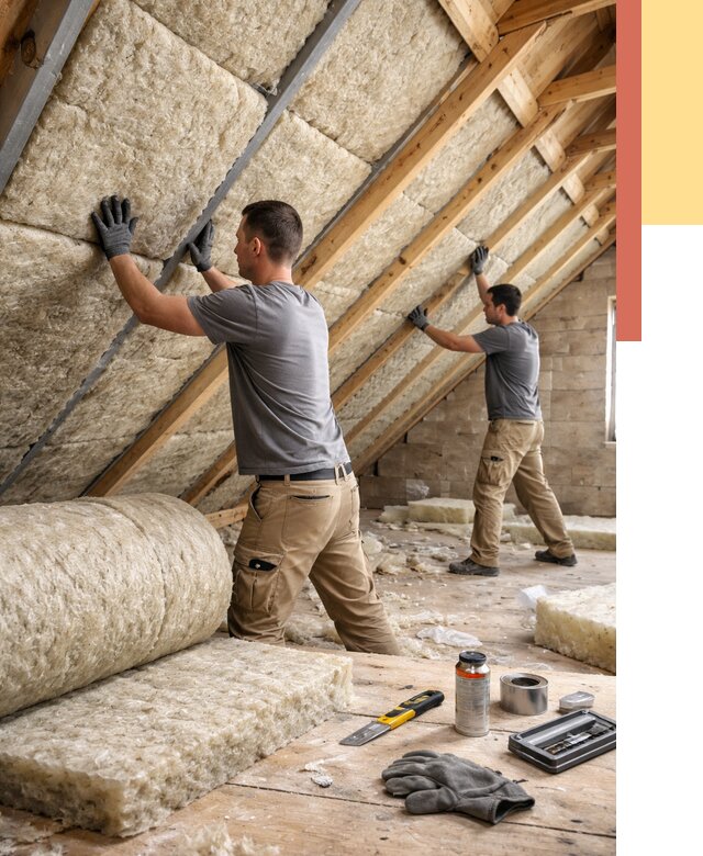 Утепление потолка минватой в Мысках от 1471 руб. — быстро и недорого | ОТДЕЛОЧНИК-Мси