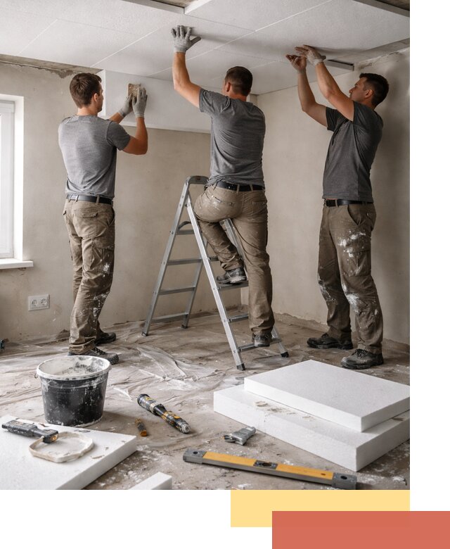 Утепление потолка пенопластом в Мысках быстро и качественно