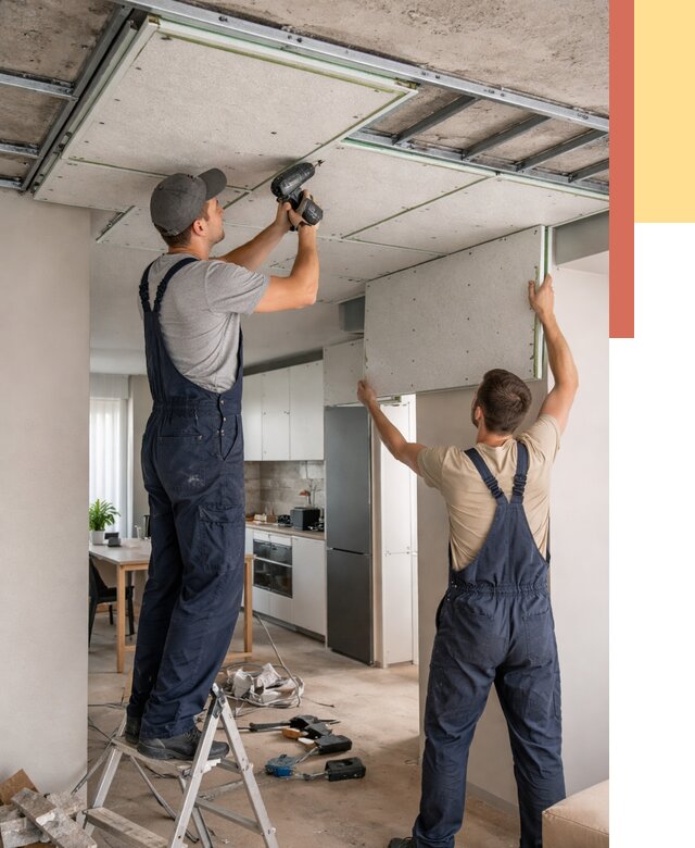 Шумоизоляция потолка панелями зипс в Мысках от 1876 руб. под ключ | ОТДЕЛОЧНИК-Мси